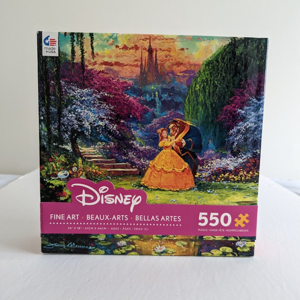 Disney Beauty and the Beast. Garden Waltz. 550 Piece Puzzle. - Picture 2 of 3
